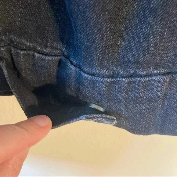 J Brand black snap buttons denim jean jacket - Picture 7 of 7